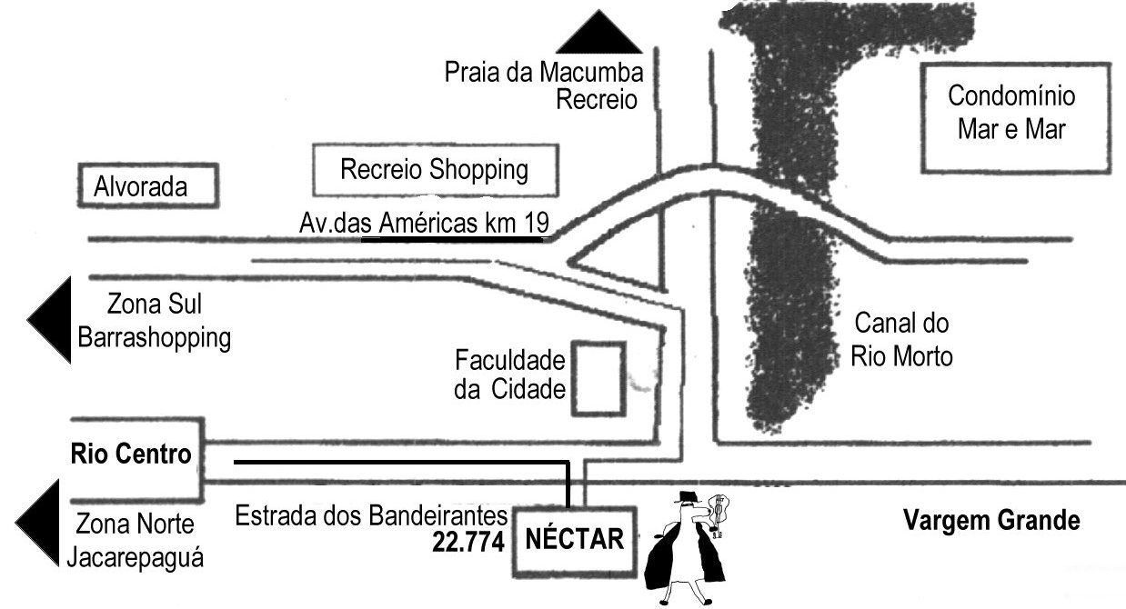 O mapa pr� chegar no N�ctar